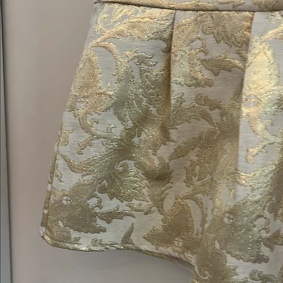 Pim + Larkin Size Medium Gold Peplum Top - Picture 3 of 17